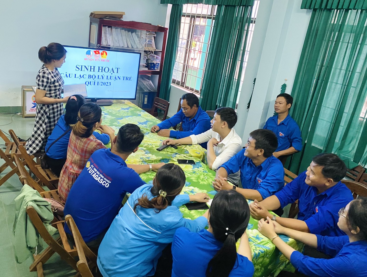 Sinh hoạt câu lạc bộ lý luận trẻ cấp huyện quí I/2023