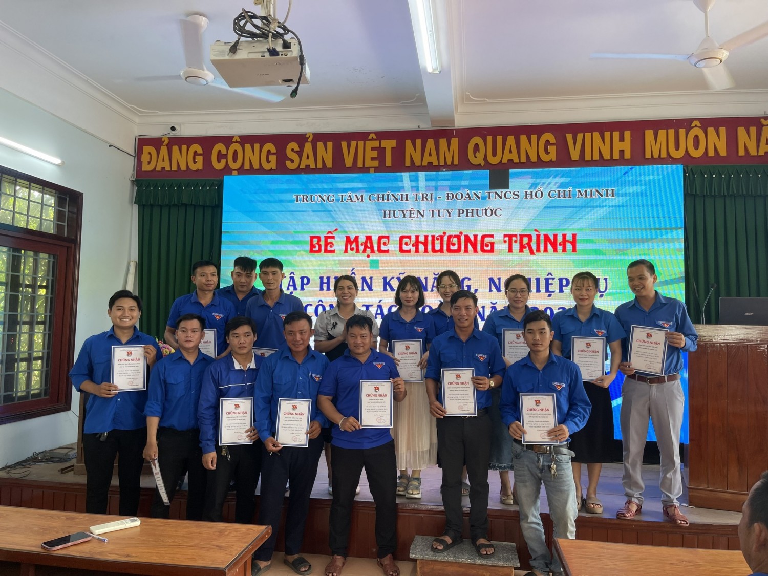Tuy Phước: Tập huấn kỹ năng, nghiệp vụ công tác Đoàn năm 2024 (đợt 1)