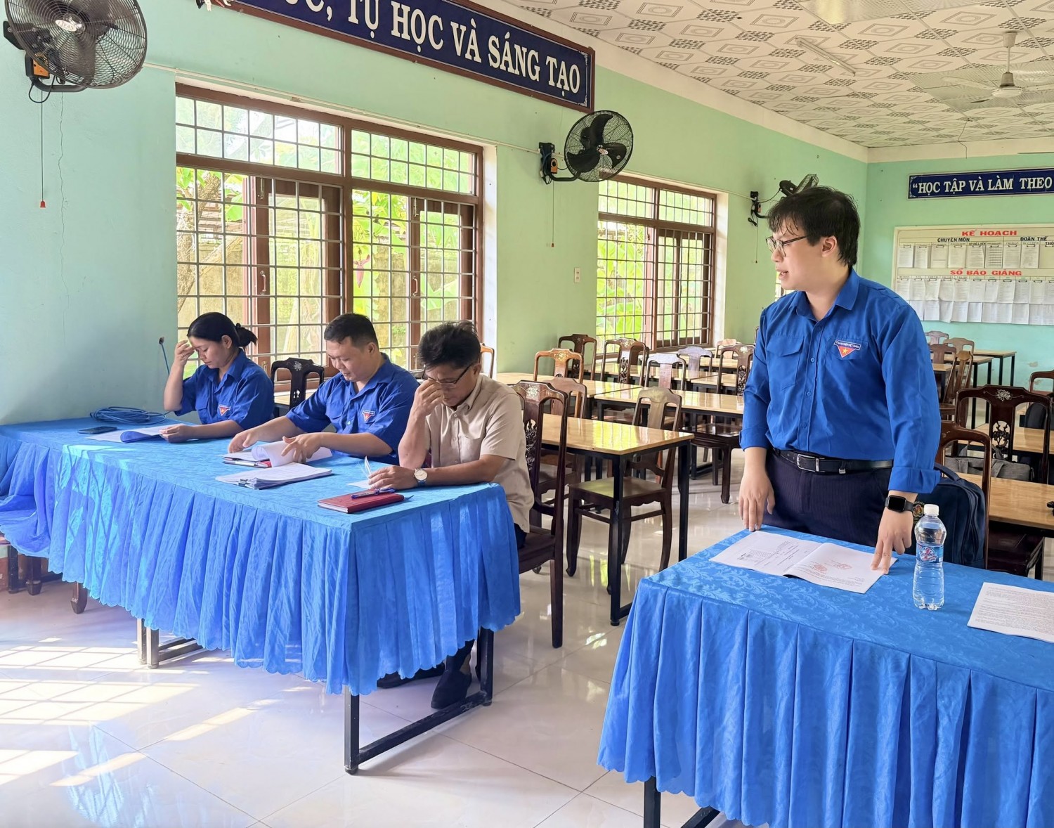 ĐOÀN XÃ TUY PHƯỚC KIỂM TRA CÔNG TÁC ĐOÀN – HỘI VÀ PHONG TRÀO THANH NIÊN TRƯỜNG HỌC NĂM HỌC 2025 – 2026
